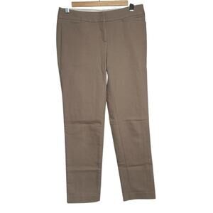 ANN TAYLOR LOFT MARISA I Beige Tan Straight Leg Dress Career Pants I 0